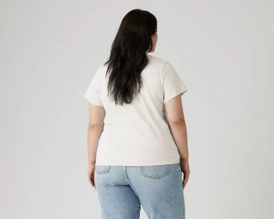 Levi's Plus Size Cotton Perfect Logo T-shirt In White