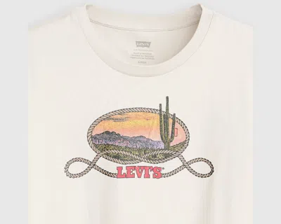 Levi's Plus Size Cotton Perfect Logo T-shirt In White