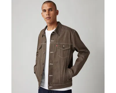 Levi's Trucker Jacket In Brown