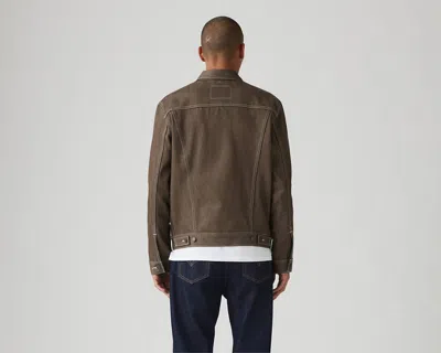 Levi's Trucker Jacket In Brown