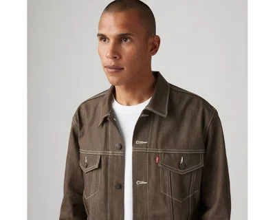 Levi's Trucker Jacket In Brown