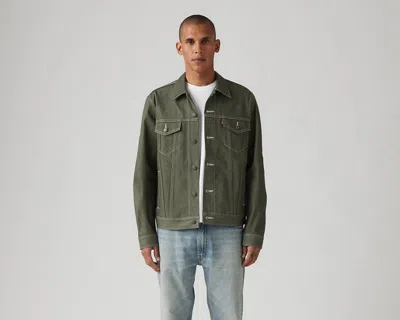 Levi's Trucker Jacket In Green