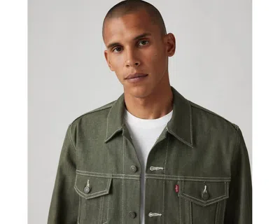Levi's Trucker Jacket In Green