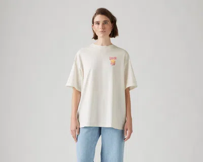 Levi's Graphic Short Stack T-shirt In White