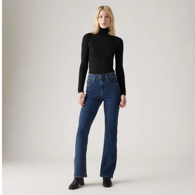Levi's 725 Heritage Bootcut Zip Women's Jeans 31x34 In Blue