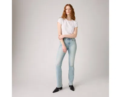 Levi's 725 Heritage Bootcut Zip Women's Jeans 34x34 In Blue