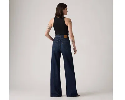 Levi's Ribcage Wide-leg Women's Jeans 33x32 In Blue