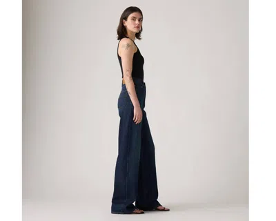 Levi's Ribcage Wide-leg Women's Jeans 33x32 In Blue