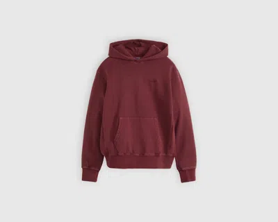 Levi's Authentic Hoodie Sweatshirt In Brown