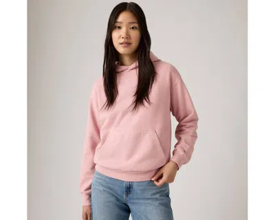 Levi's Heritage Hoodie In Pink