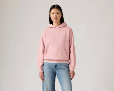 Levi's Heritage Hoodie In Pink