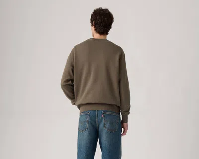 Levi's Authentic Crewneck Sweatshirt In Green