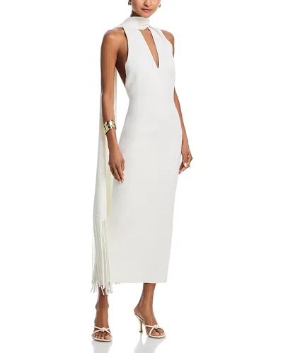 Cult Gaia Caia Knit Dress In White