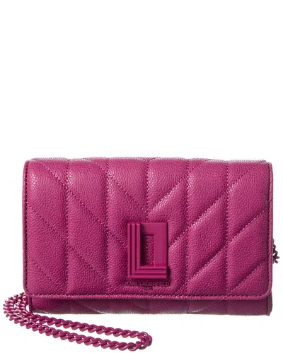 Karl Lagerfeld Lafayette Leather Crossbody