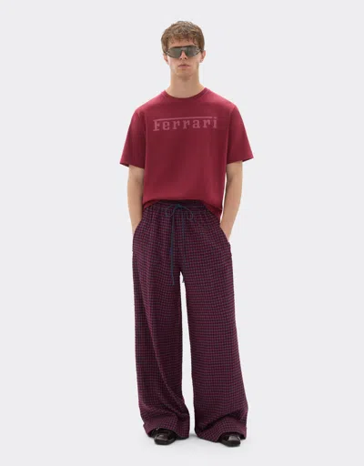 Ferrari Cotton T-shirt With  Logo