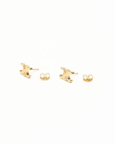 Celine Céline Triomphe Studs Earrings