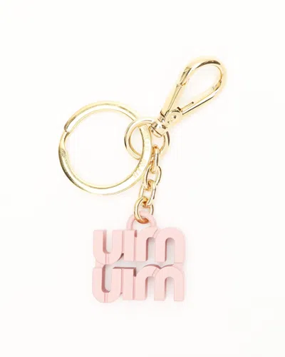 Miu Miu Logo Bag Charm Key Ring