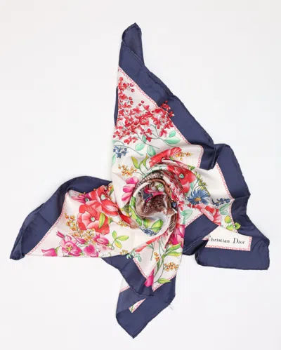 Dior Christian  90 Silk Scarf