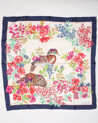 Dior Christian  90 Silk Scarf