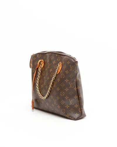 Pre-owned Louis Vuitton Monogram Lockit Chain Mm Bag