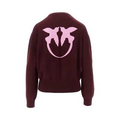 Pinko L And Cashmere Sweater With Logo