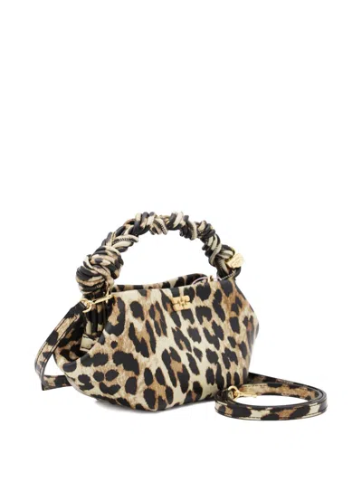 Ganni Bou Bag Mini Woman Leopard Print