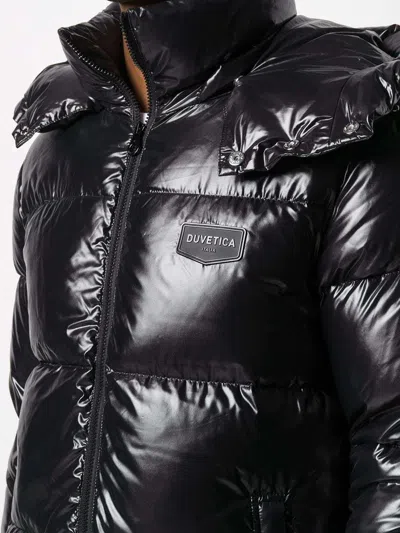 Duvetica Puffer Jacket In Black