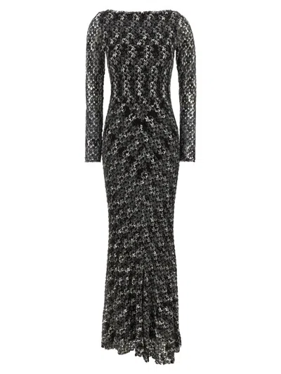 Missoni Long Dress Dresses Multicolor In Black