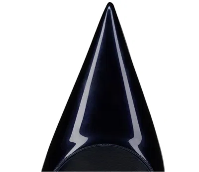 Christian Louboutin Kate Max O Sling 100 Leather Slingback Pump In Black