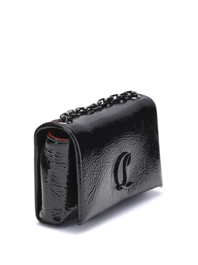 Christian Louboutin Loubi54 Patent Crossbody In Purple