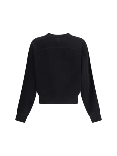 Dsquared2 Field Fit Girocollo Basic Urban-street Sweatshirt In Black