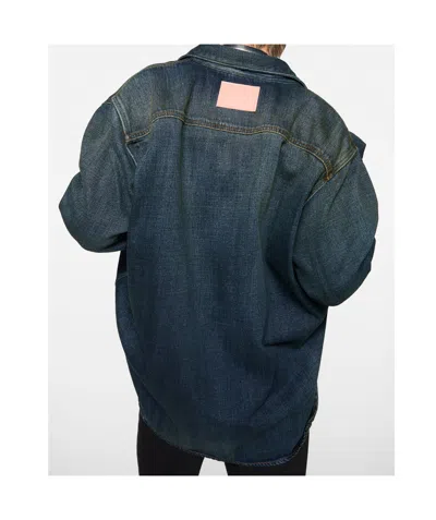Acne Studios Denim Button-up Shirt In Blue