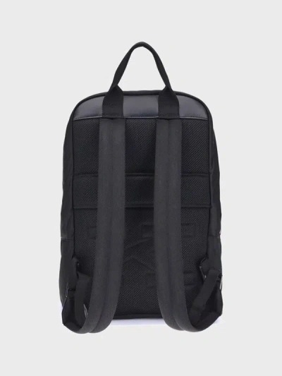 Kiton Backpack With Adjustable Straps And Front Pocket In Black