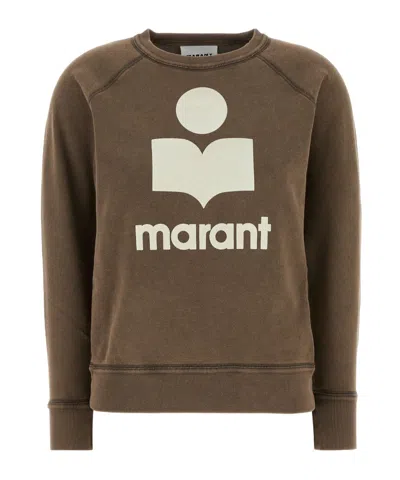 Isabel Marant Étoile Isabel Marant Etoile Mud Cotton Blend Millyny Sweatshirt In Brown
