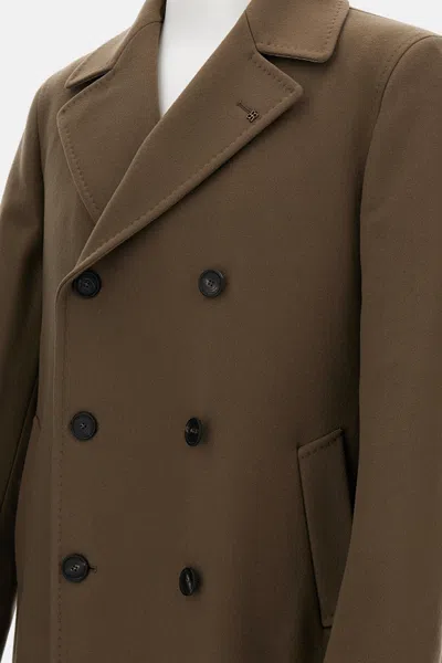 Tagliatore Unlined Coat Bruce Long In Green