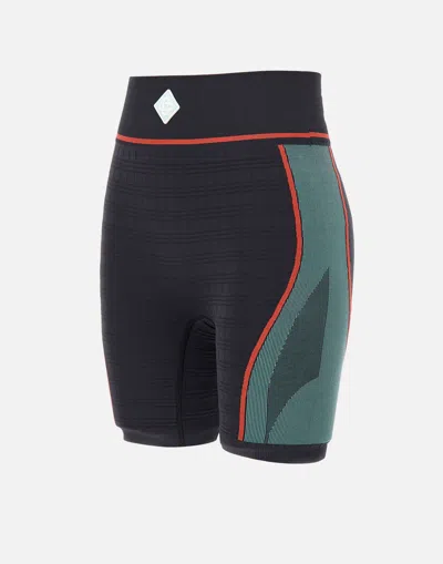 Casablanca Seamless Ribbed Stretch Shorts