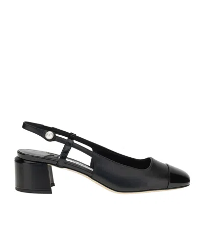 Jimmy Choo Scarpe Con Tacco Elisa In Tessuto Decorato  Donna In Black