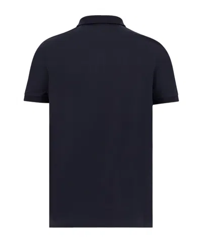 Stone Island Mens Black Brand-patch Regular-fit Stretch-cotton Polo Shirt Xl In Black