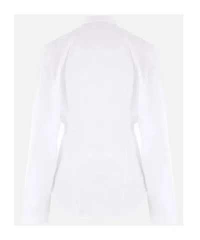 Alaïa Rounded Shirt In White