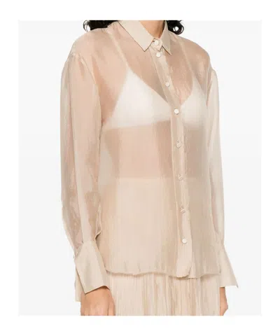 Forte Forte Organze Shirt In Nude