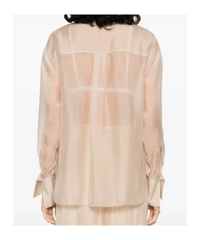 Forte Forte Organze Shirt In Nude