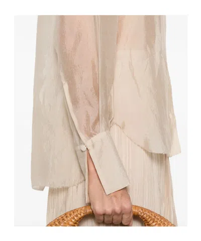 Forte Forte Organze Shirt In Nude