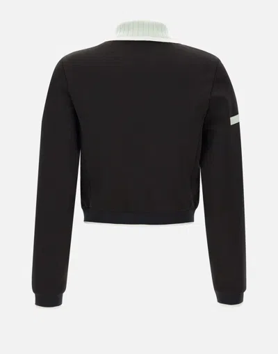 Casablanca Black Viscose Track Jacket In Black