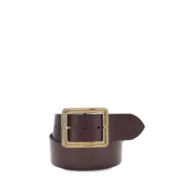 Etro Leather Belt In Brown