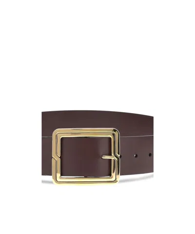 Etro Leather Belt In Brown