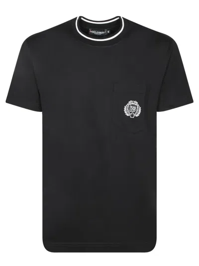 Dolce & Gabbana Pocket T-shirt In Black