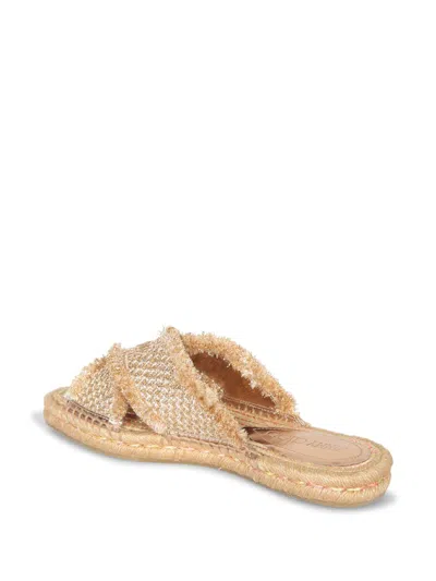 Jimmy Choo Aciel Woven Flat Sandals In Neutral