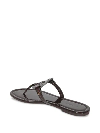 Tory Burch Glossy Patent T-strap Sandals