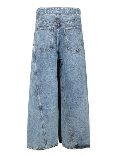 Alaïa Washed Denim Skirt
