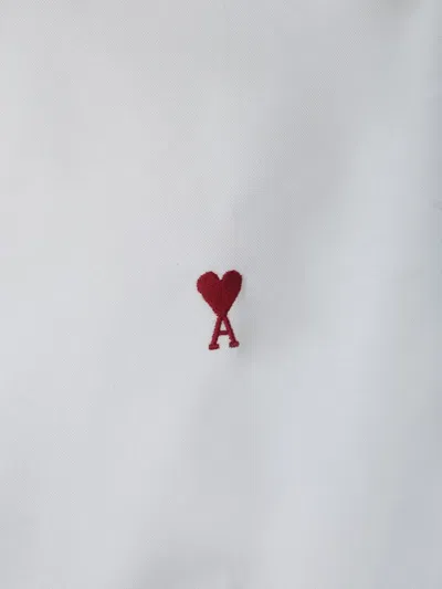 Ami Alexandre Mattiussi Ami Paris Shirts In White